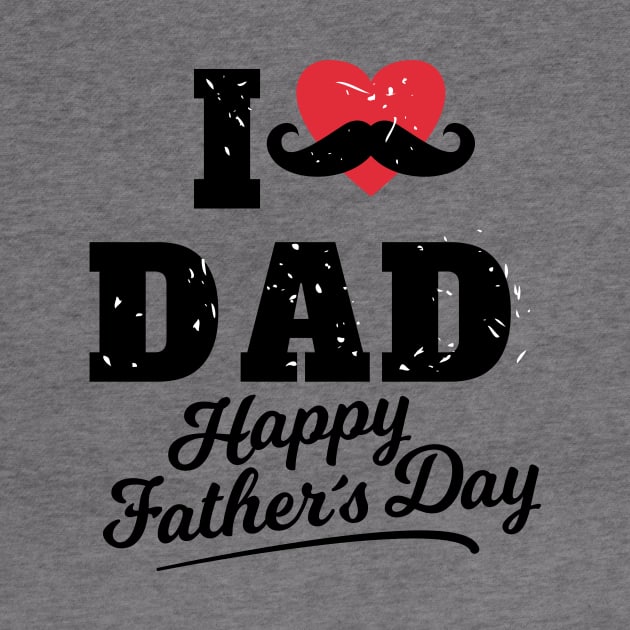 I Heart Dad Happy Father's Day Great Papa Gifts by rjstyle7